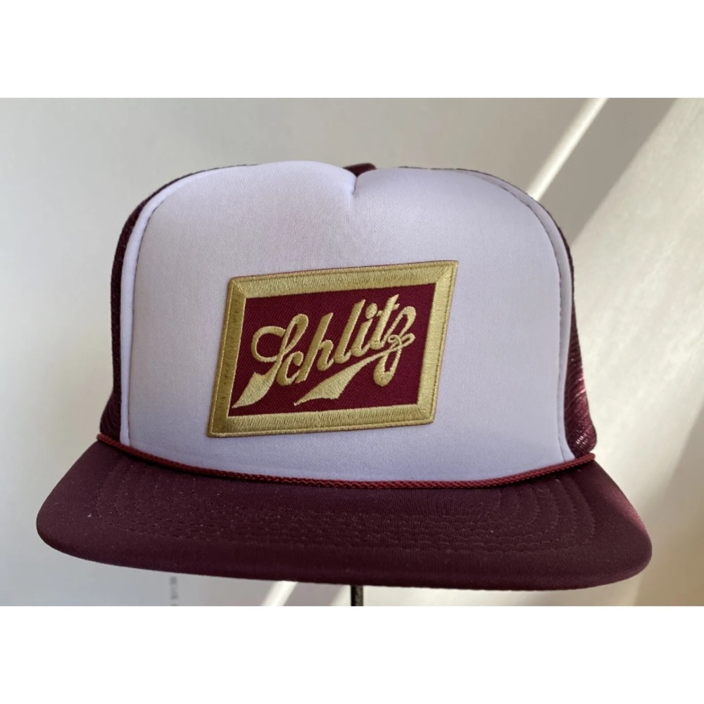 Vintage Schlitz Snap Back Trucker Hat